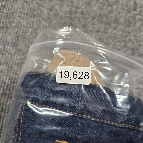 C.E. Schmidt Workwear Jacket Womens XL Blue Denim Lined Sherpa Collar Pockets - Picture 12 of 12